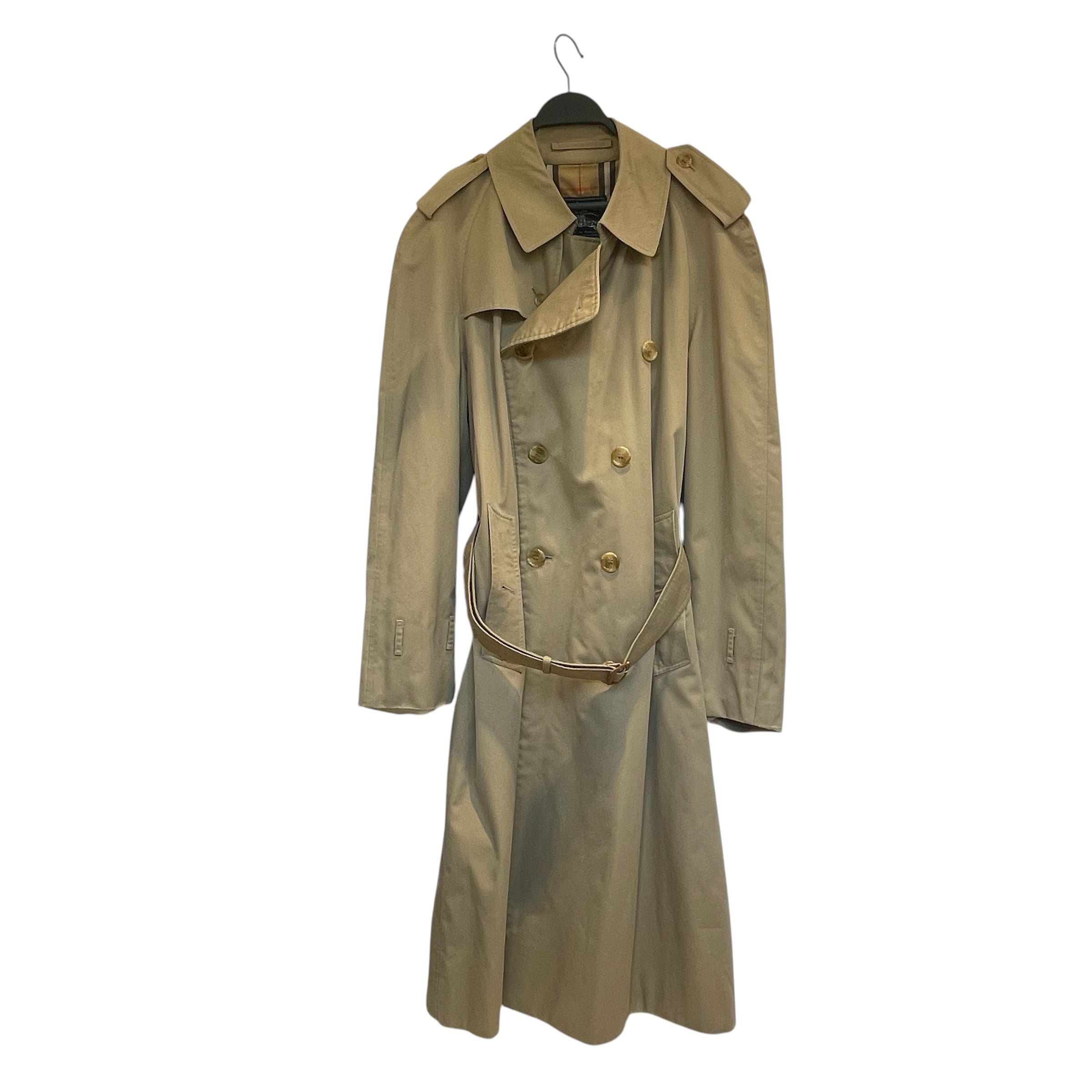 BURBERRYS/Trench Coat/Cotton/KHK/ripped on inside (e27382) view 1