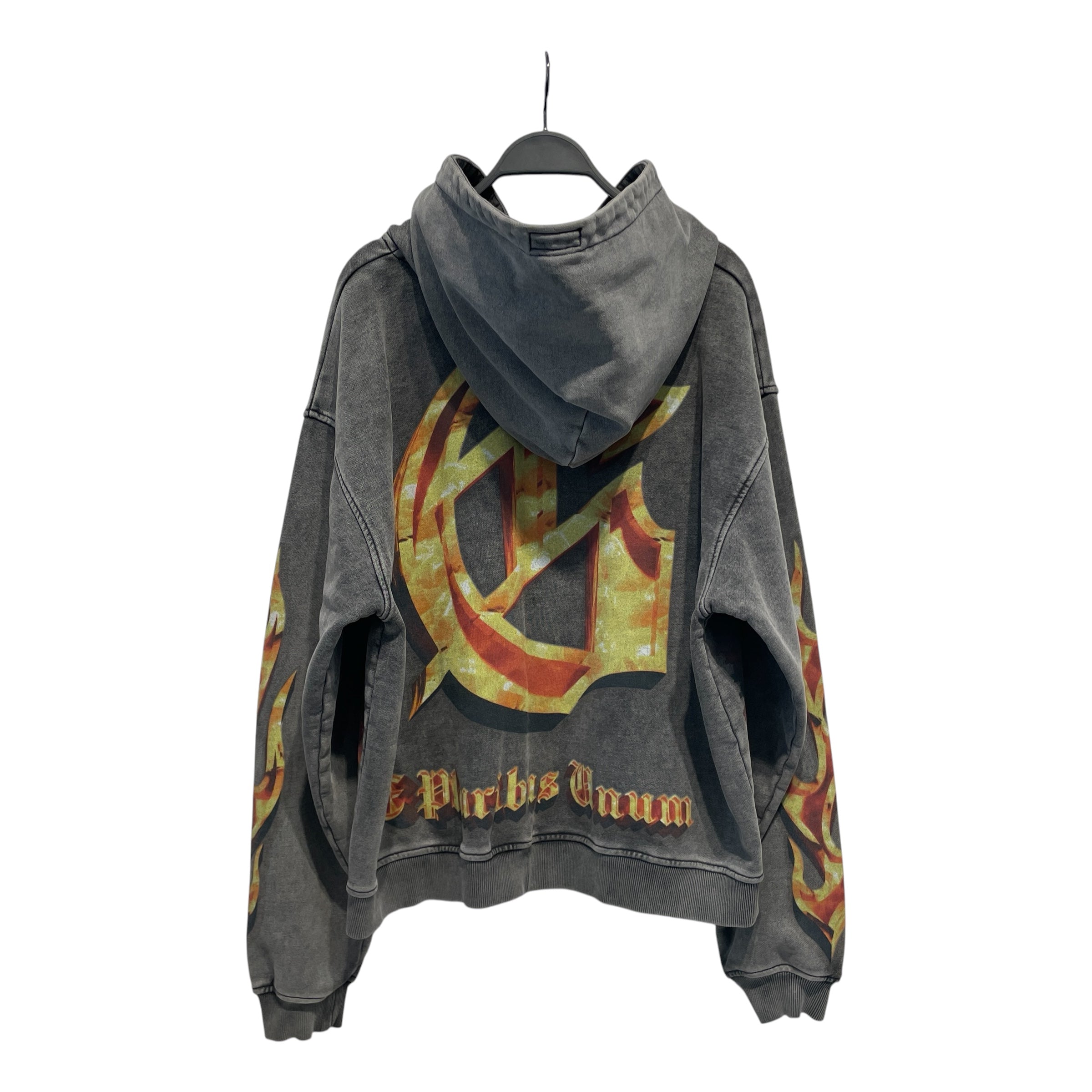 GODSPEED NEW YORK/Hoodie/M/Cotton/GRY/Pullover/SKULL HOODIE view 2