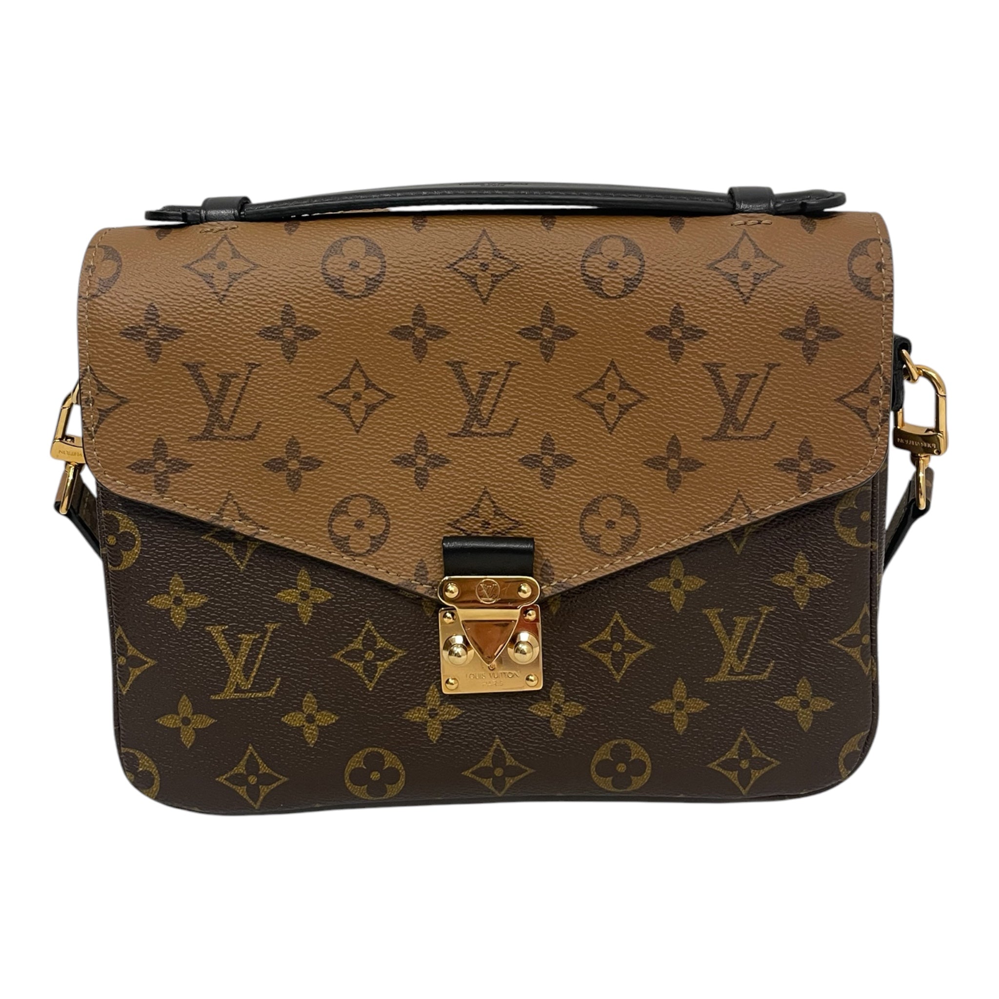 LOUIS VUITTON/Bag/Monogram/Leather/BRW/Pochette Metis Reverse view 3