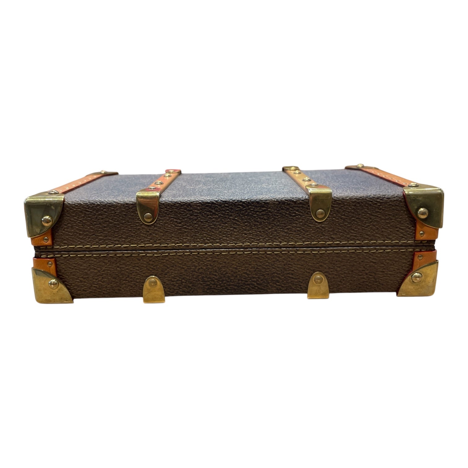LOUIS VUITTON/Bag/Monogram/Leather/BRW/MARQUE TRUNK WALLET view 4