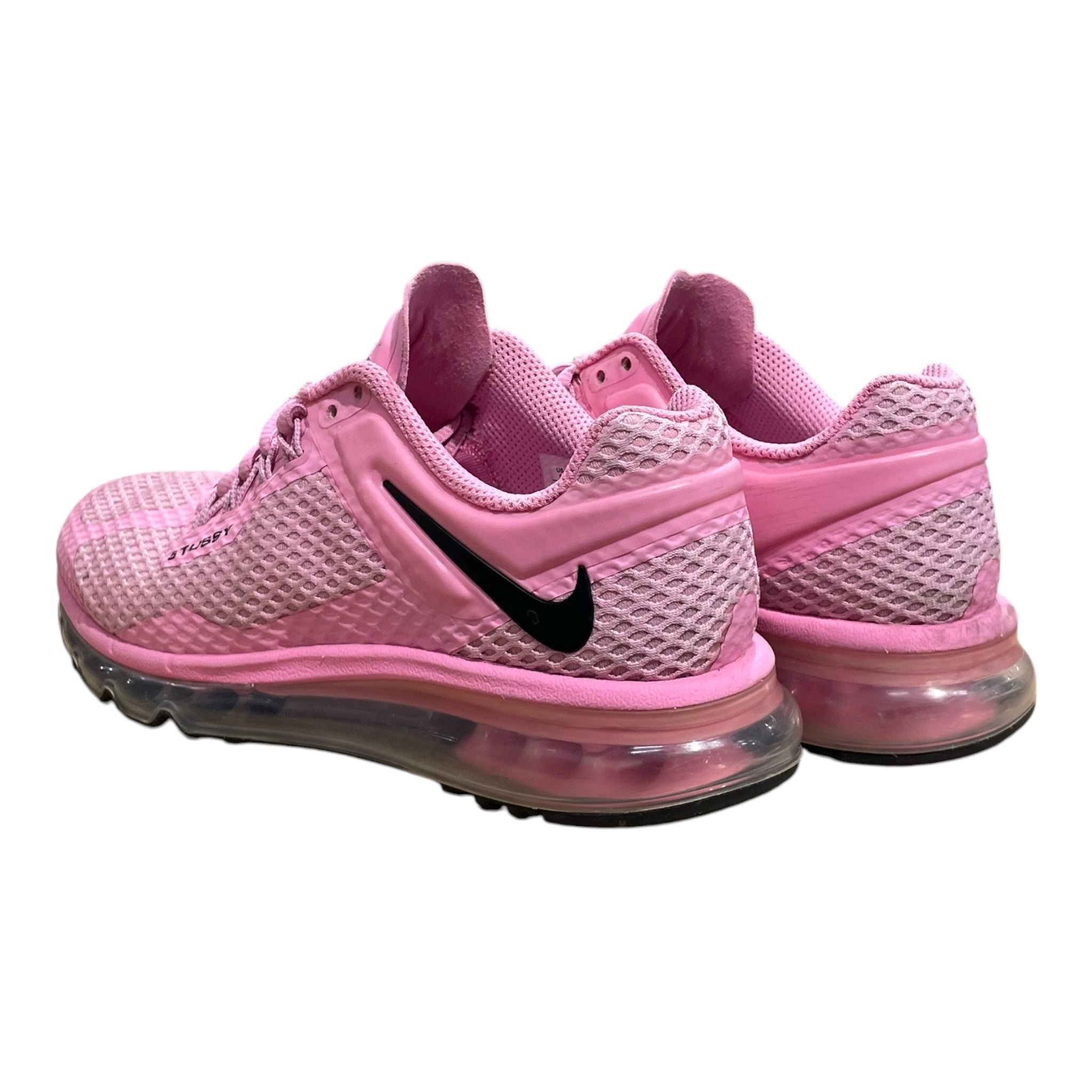 NIKE/Low-Sneakers/US 9.5/Acrylic/PNK/STUSSY view 2