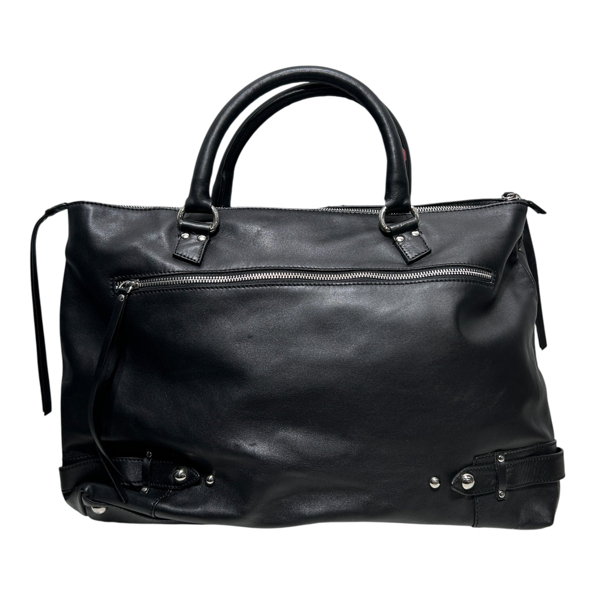 JC DE CASTELBAJAC/Bag/Leather/BLK/UNION JACK MOTIF MULTI ZIP view 2