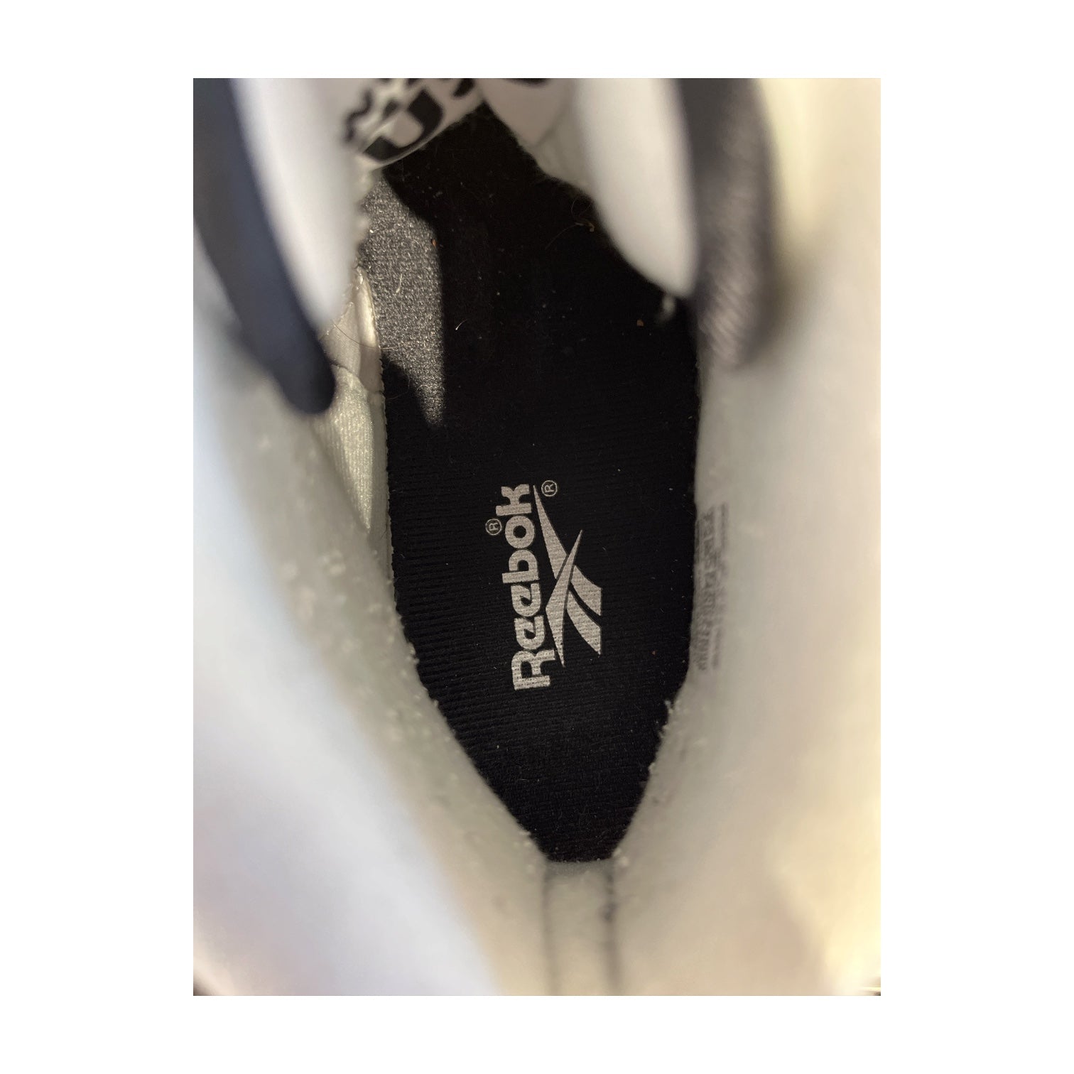 Reebok/Hi-Sneakers/US 7.5/Border/Leather/WHT/QUESTION MID "WHY NOT US" view 3