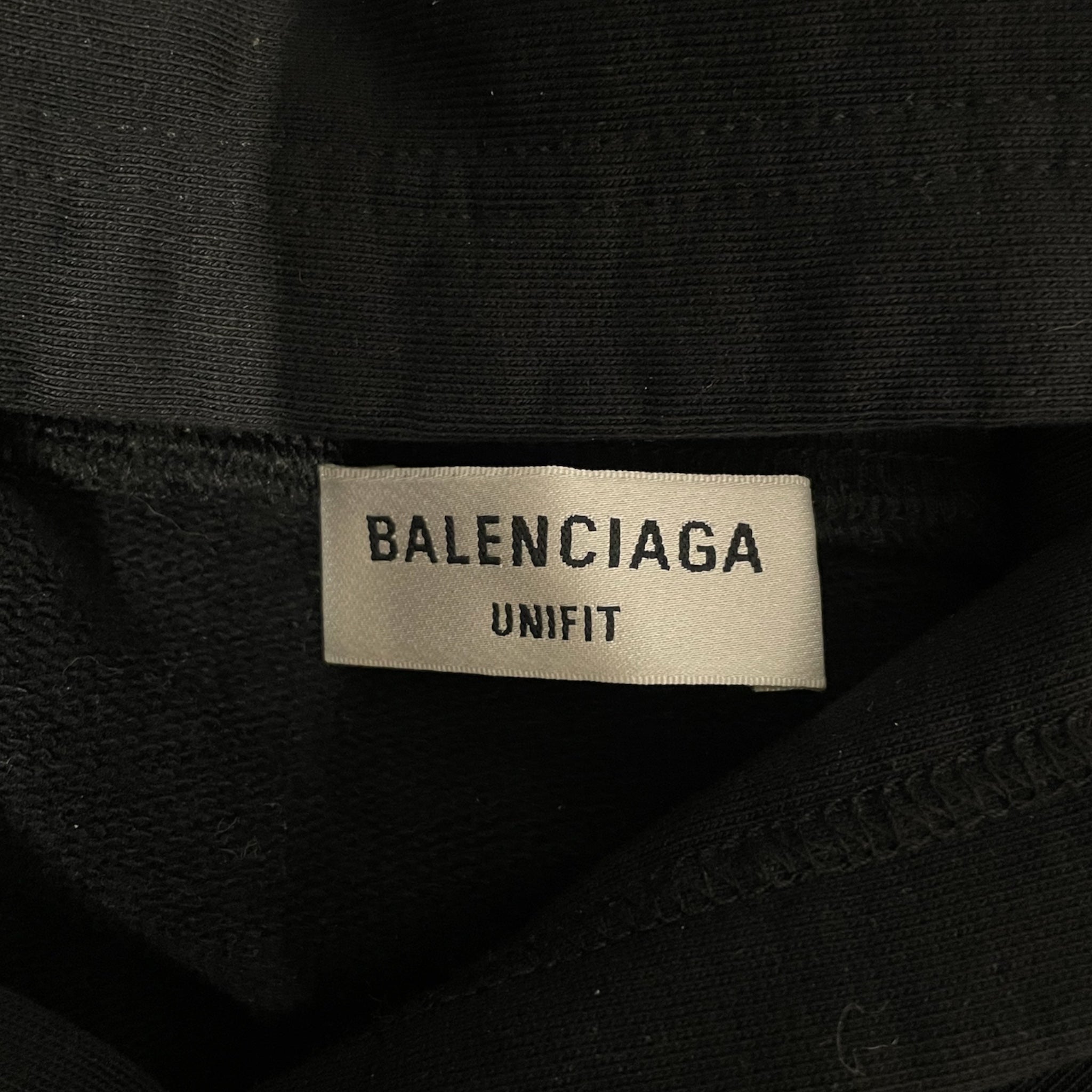 BALENCIAGA/Hoodie/S/Cotton/BLK/Pullover/PRIDE 2022 FLAG HOODIE view 3