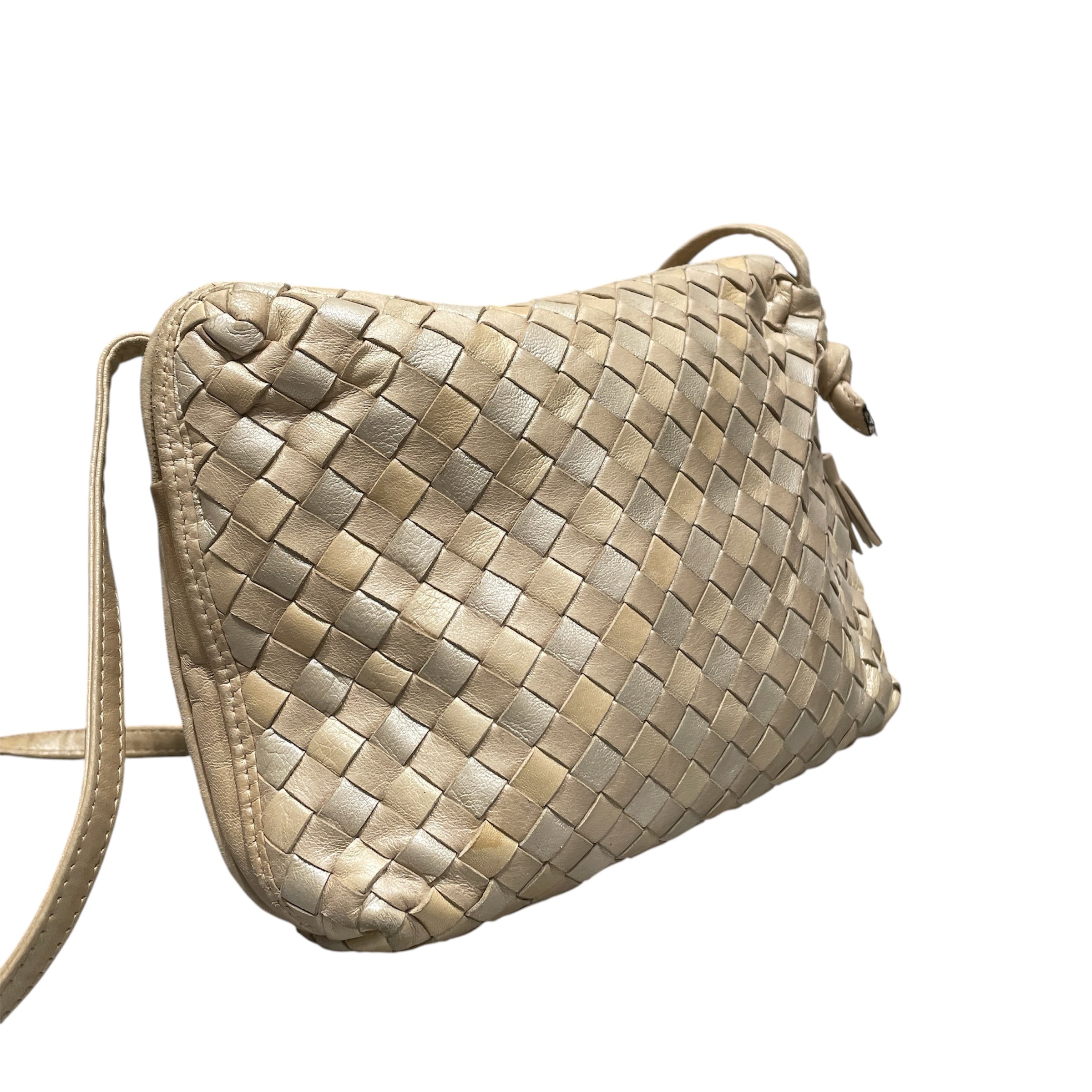 BOTTEGA VENETA/Bag/Leather/CRM/INTRECCIATO WEAVE view 3