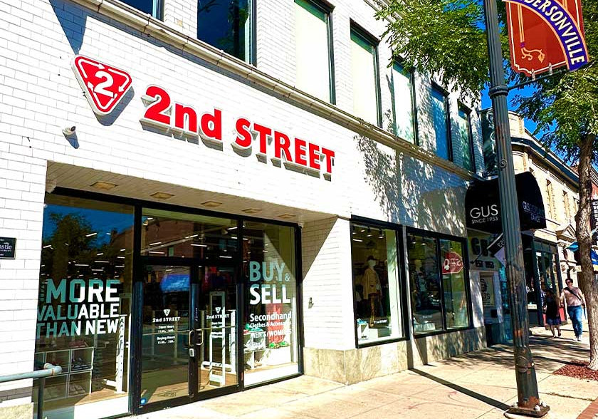 front of andersonville store