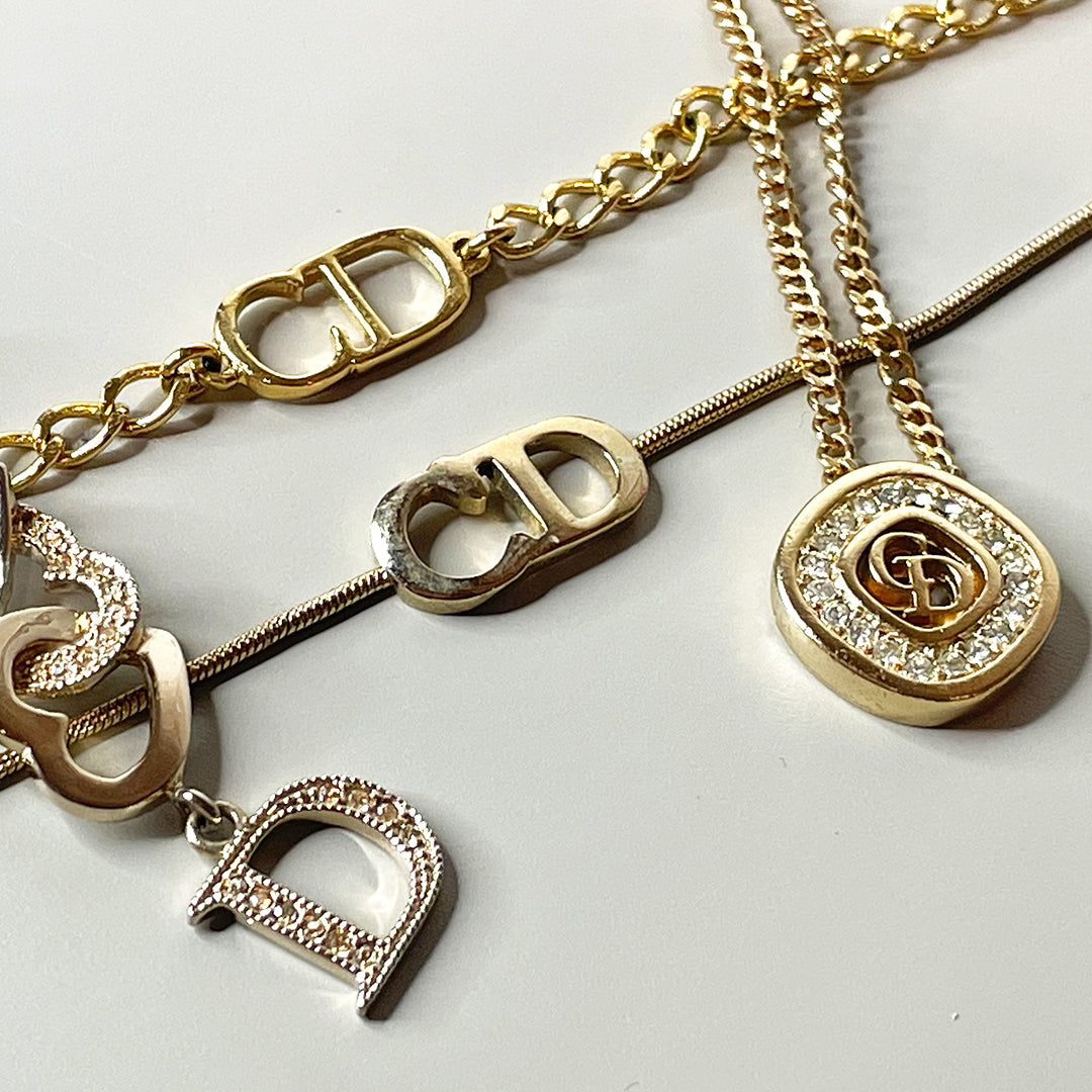 Dior gold jewelry