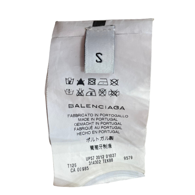 BALENCIAGA/T-Shirt/S/Cotton/BEG/