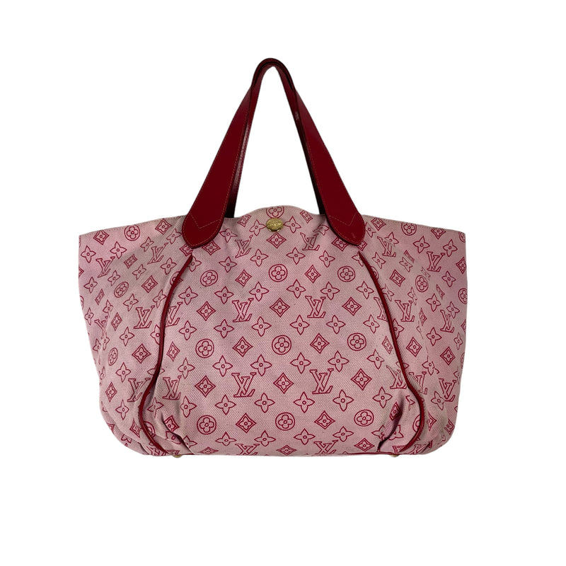 LOUIS VUITTON/Hand Bag/Monogram/Cotton/PNK/SHOULDER PINK/RED BAG – 2nd  STREET USA