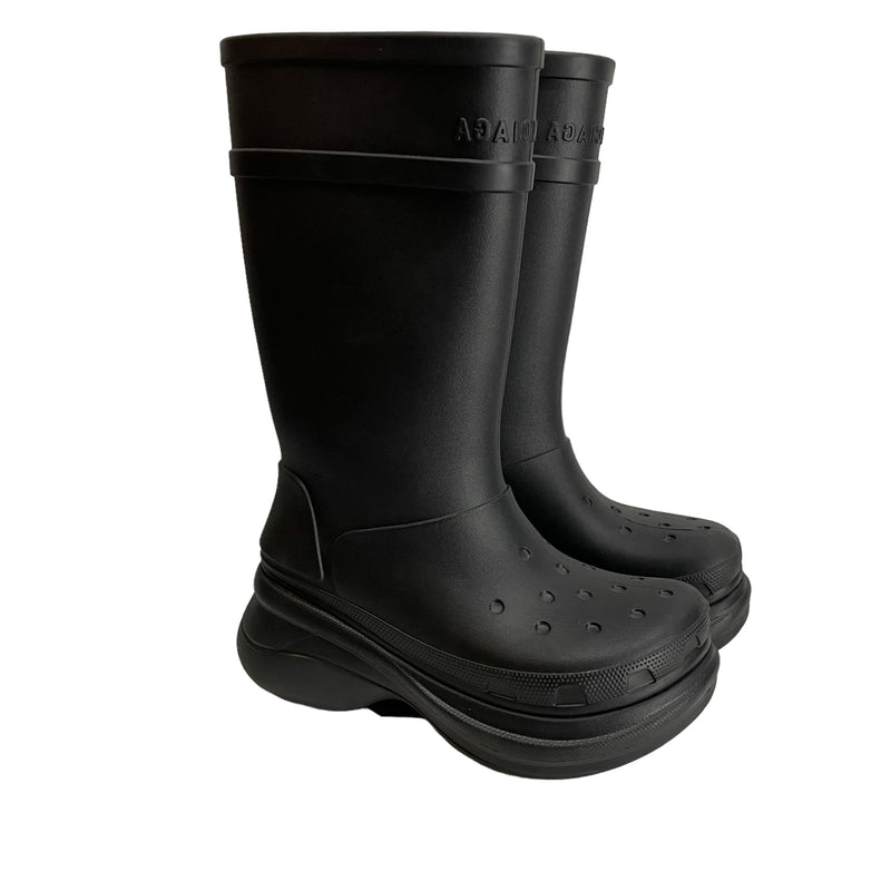 BALENCIAGA/crocs/Rain Boots/EU 41/BLK/CROC BOOT