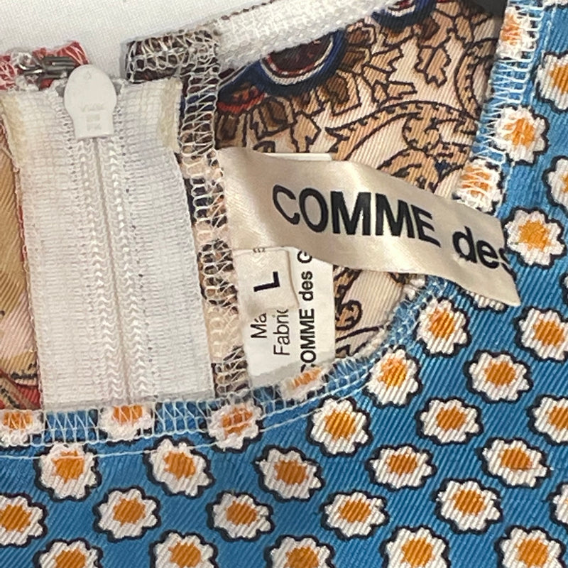 COMME des GARCONS///SS Blouse/L/All Over Print/Silk/MLT/