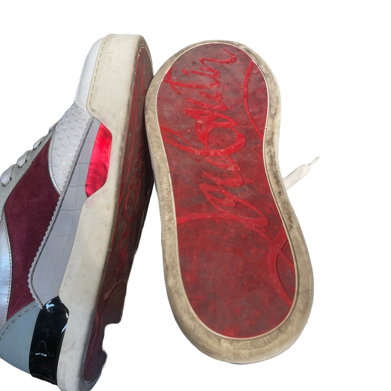 Christian Louboutin/Low-Sneakers/EU 41/Border/Polyester/MLT/