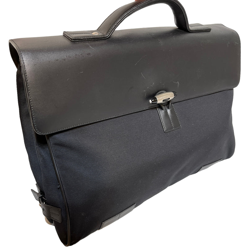 MONTBLANC/Briefcase/--/Plain/Leather/BLK/M [Designers] Essentials/