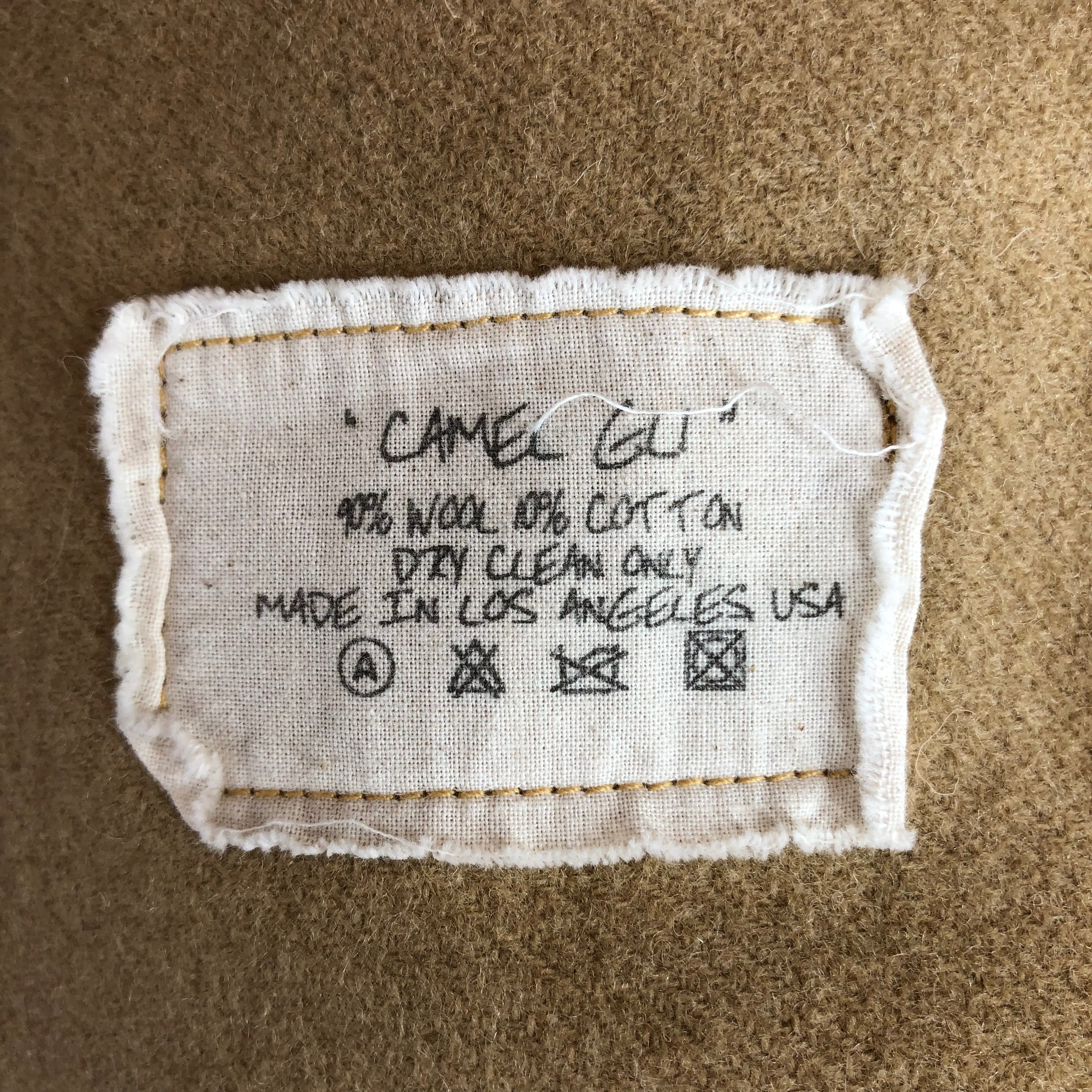 GREG LAUREN/Jacket/5/Wool/BEG/Camel GL1 view 3
