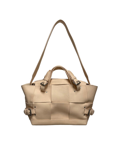 BOTTEGA VENETA/Cross Body Bag/Leather/PNK/