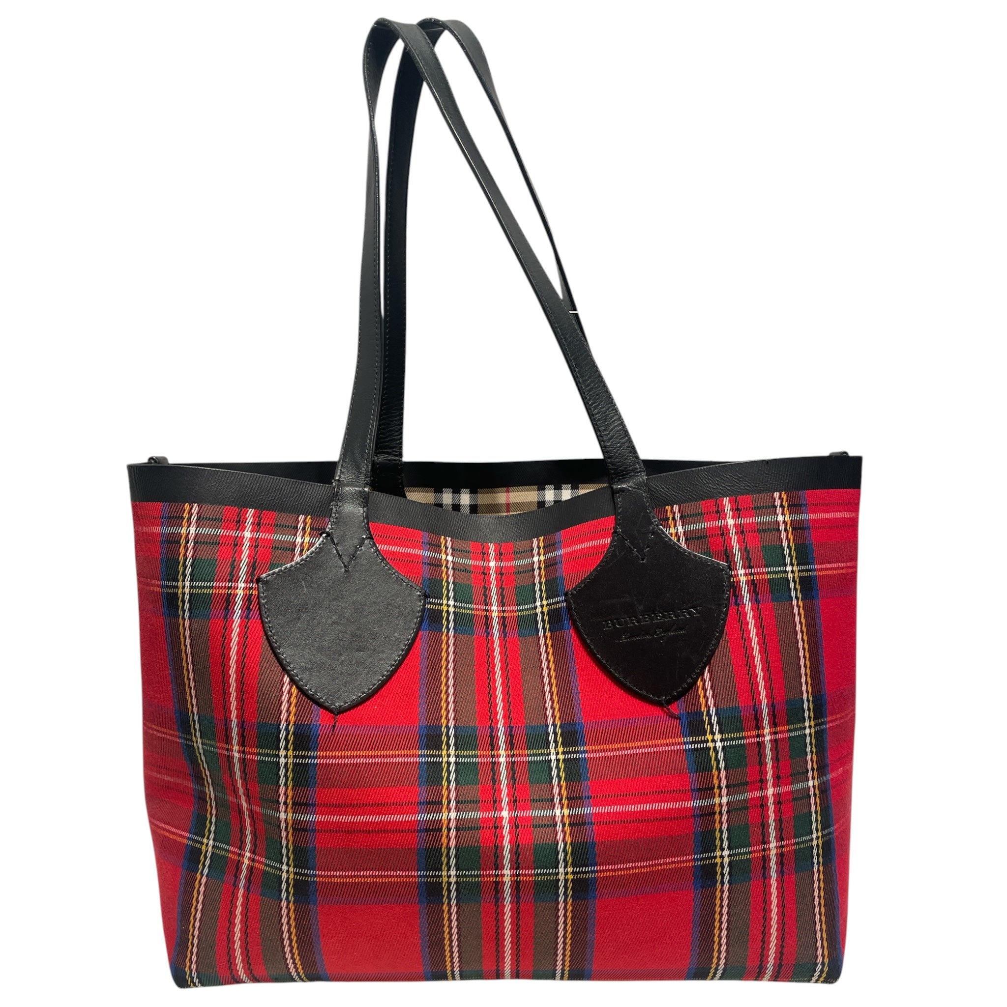 BURBERRY/Tote Bag/Border/CML/REVERSIBLE CHECK TOTE view 1