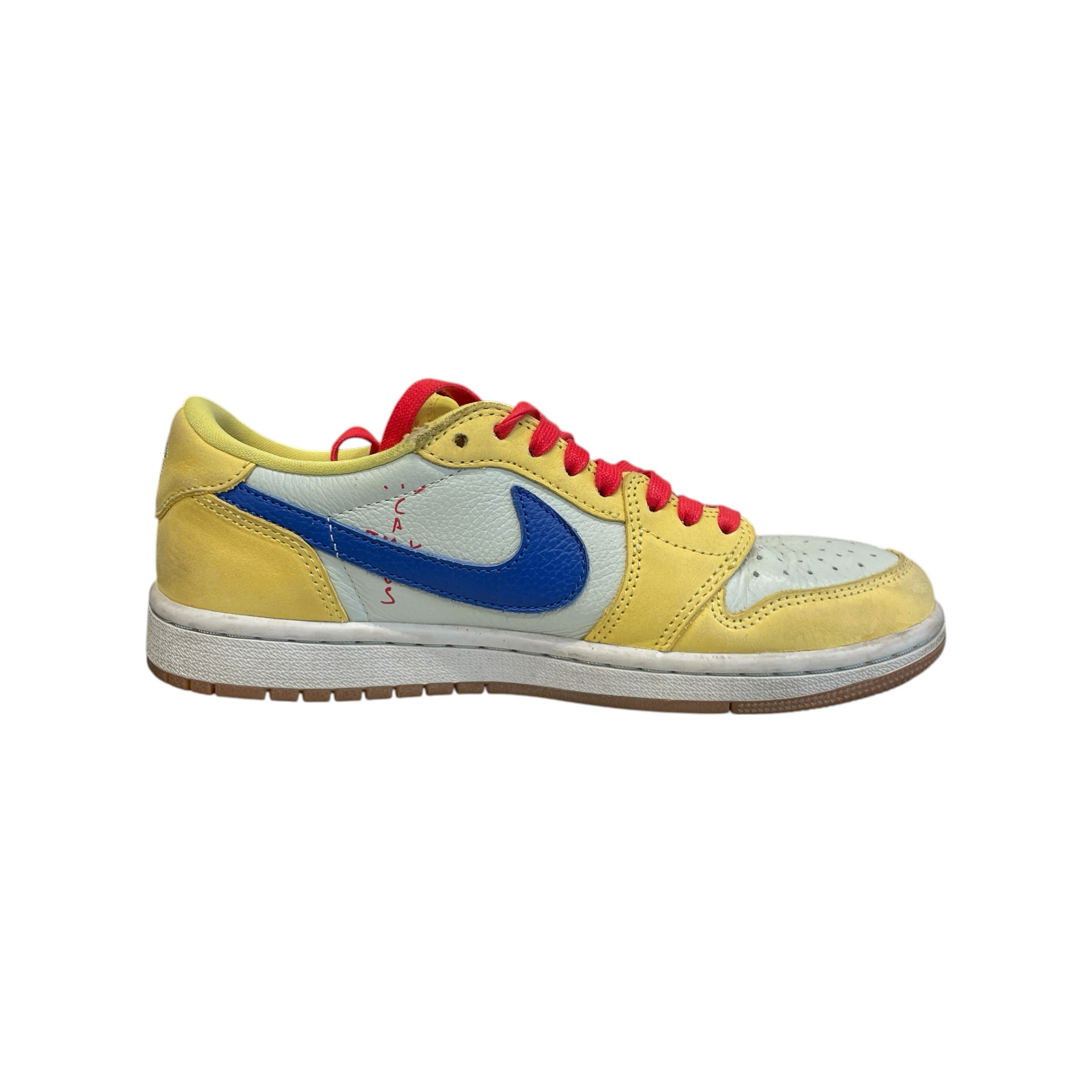 NIKE/Low-Sneakers/US 7/Border/Leather/YEL/TRAVIS SCOTT 'CANARY' view 5