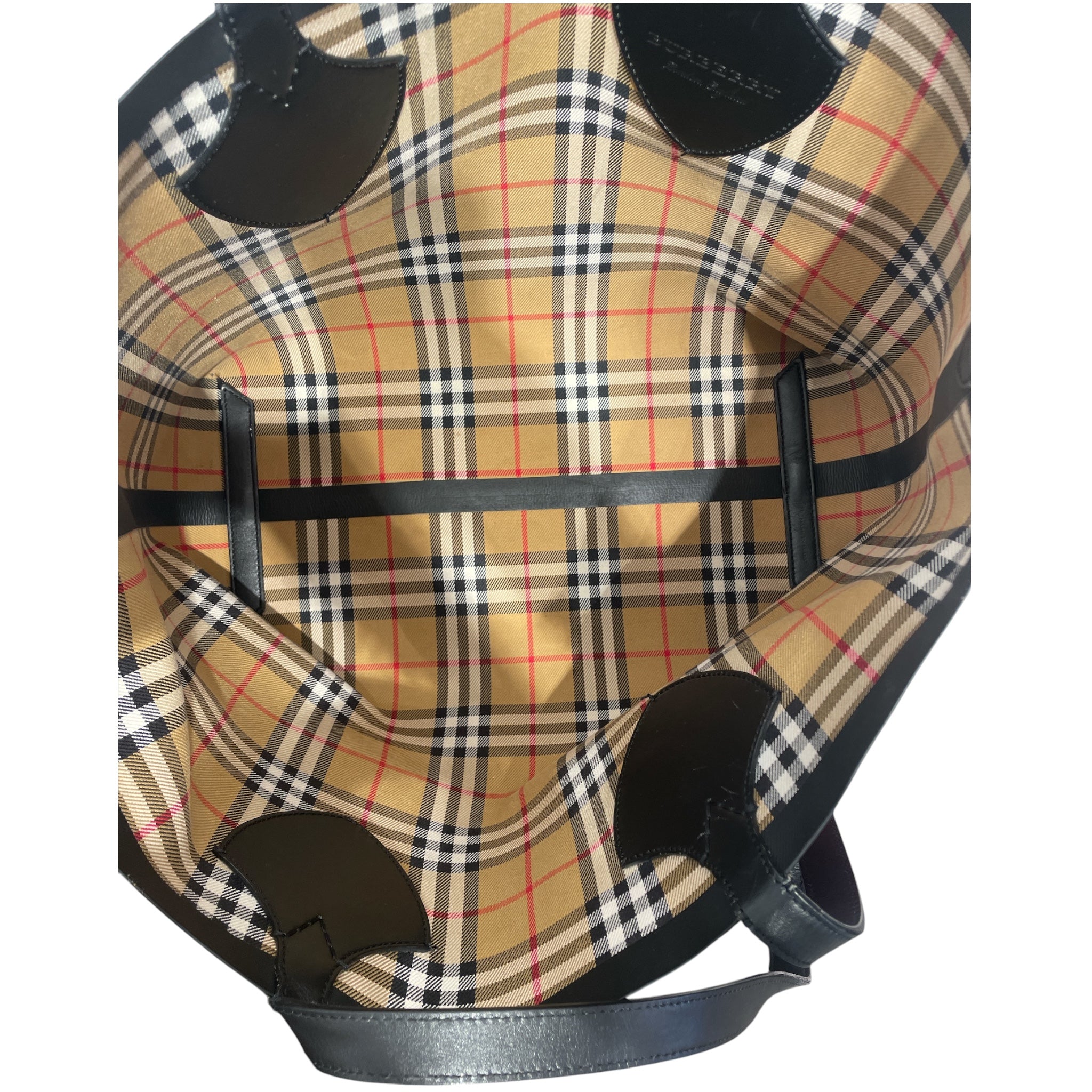 BURBERRY/Tote Bag/Border/CML/REVERSIBLE CHECK TOTE view 4