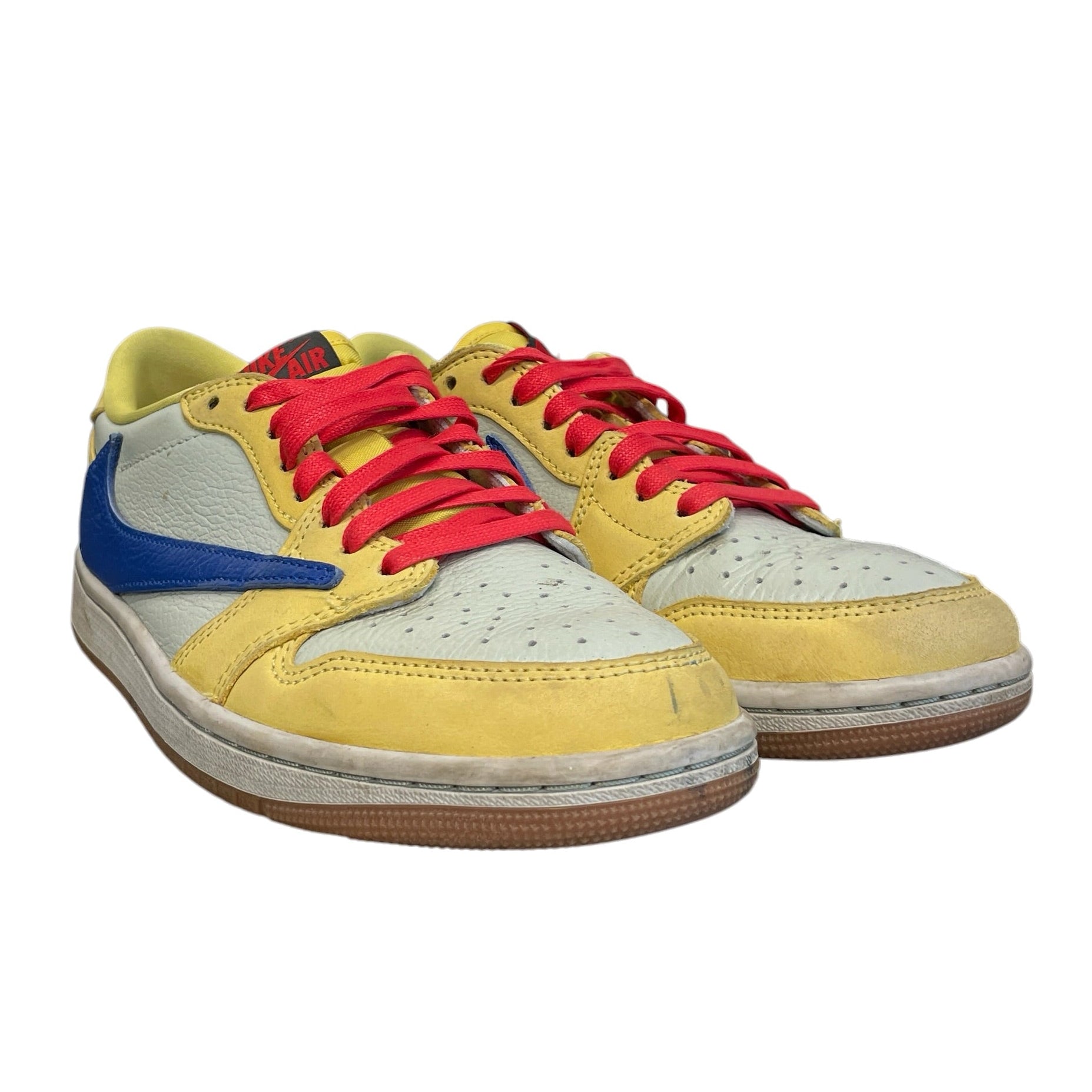 NIKE/Low-Sneakers/US 7/Border/Leather/YEL/TRAVIS SCOTT 'CANARY' view 1