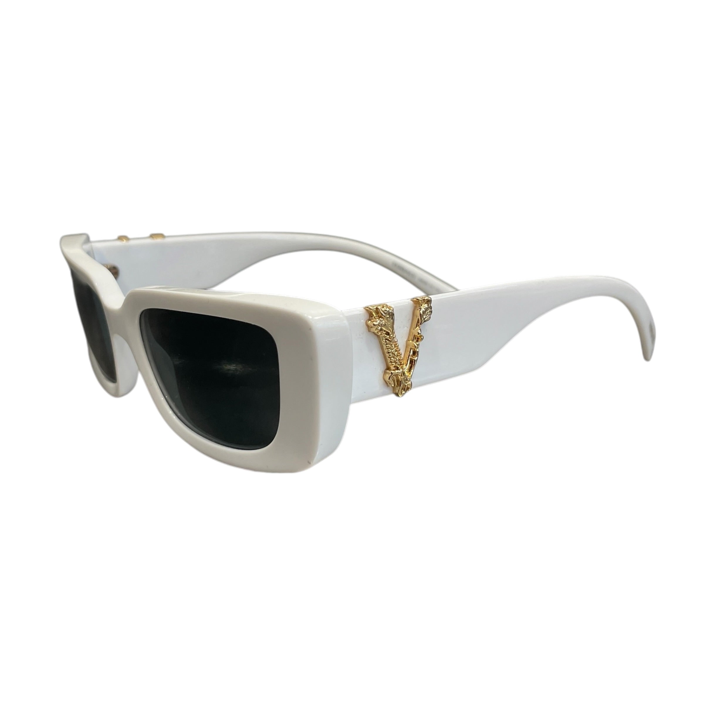 VERSACE/Sunglasses/Plastic/WHT/ view 2