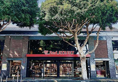 front of 2nd street santa monica