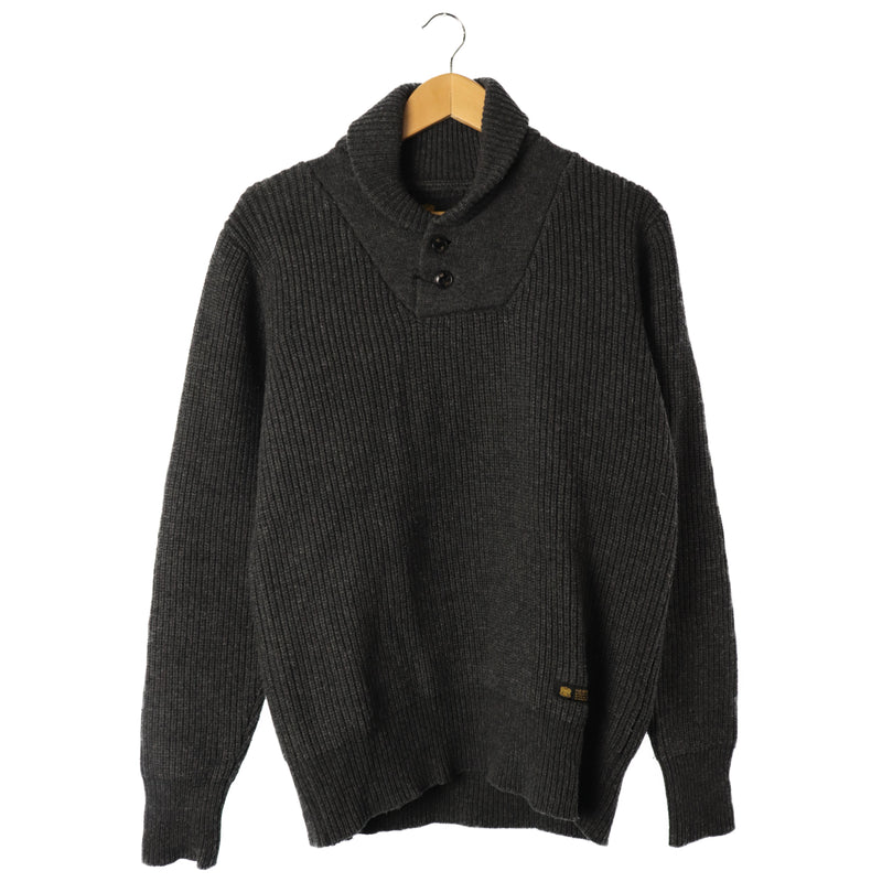 NEIGHBORHOOD/Heavy Sweater/XL/GRY/Wool