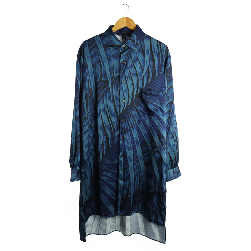 Y-3/LS Shirt/M/BLU/Polyester