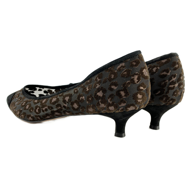 CHEMBUR/Shoes/38/BLK/Nylon/Leopard