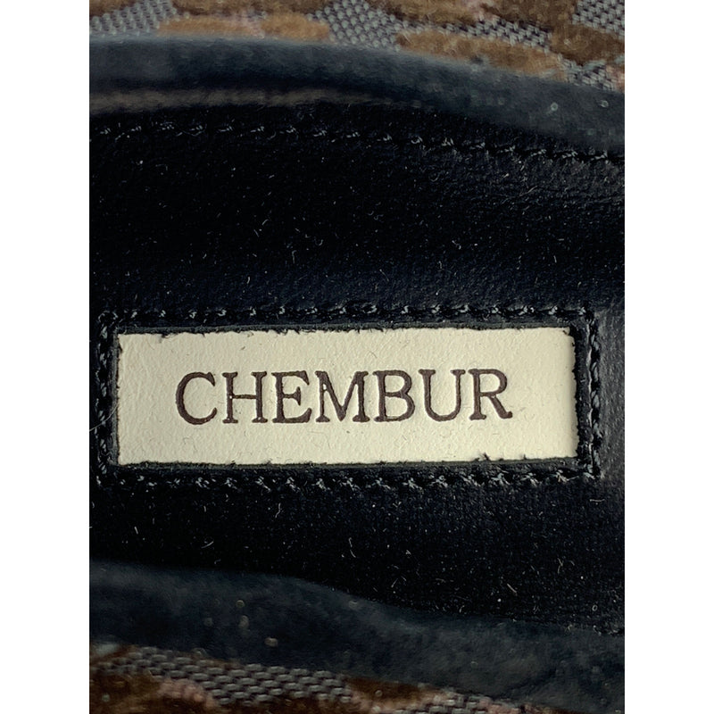 CHEMBUR/Shoes/38/BLK/Nylon/Leopard
