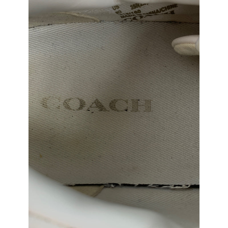 COACH/Low-Sneakers/US8/WHT/Leather
