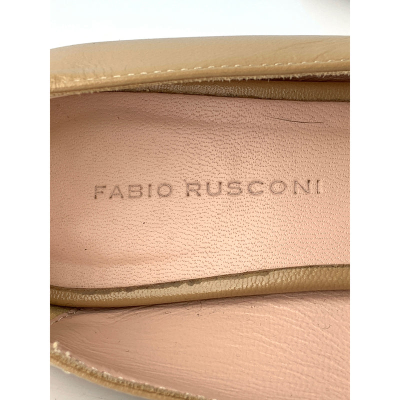FABIO RUSCONI/Shoes/37.5/BEG/Leather