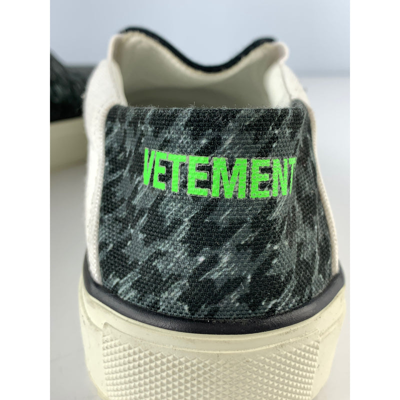 VETEMENTS/Low-Sneakers/36/Canvas/Houndstooth Check