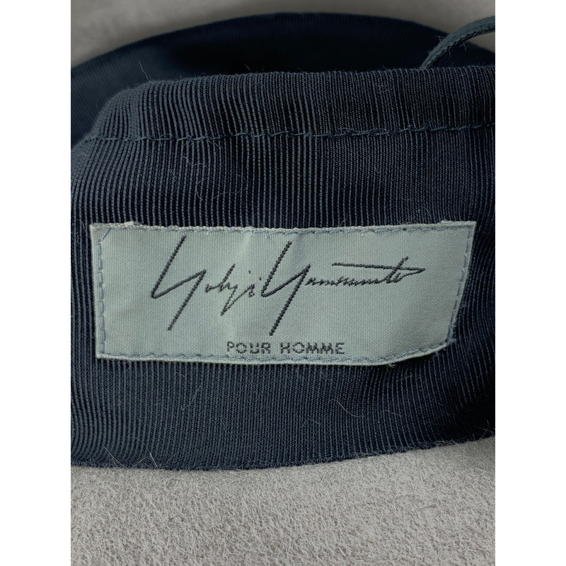 yohji yamamoto POUR HOMME/Hat/GRY/Wool