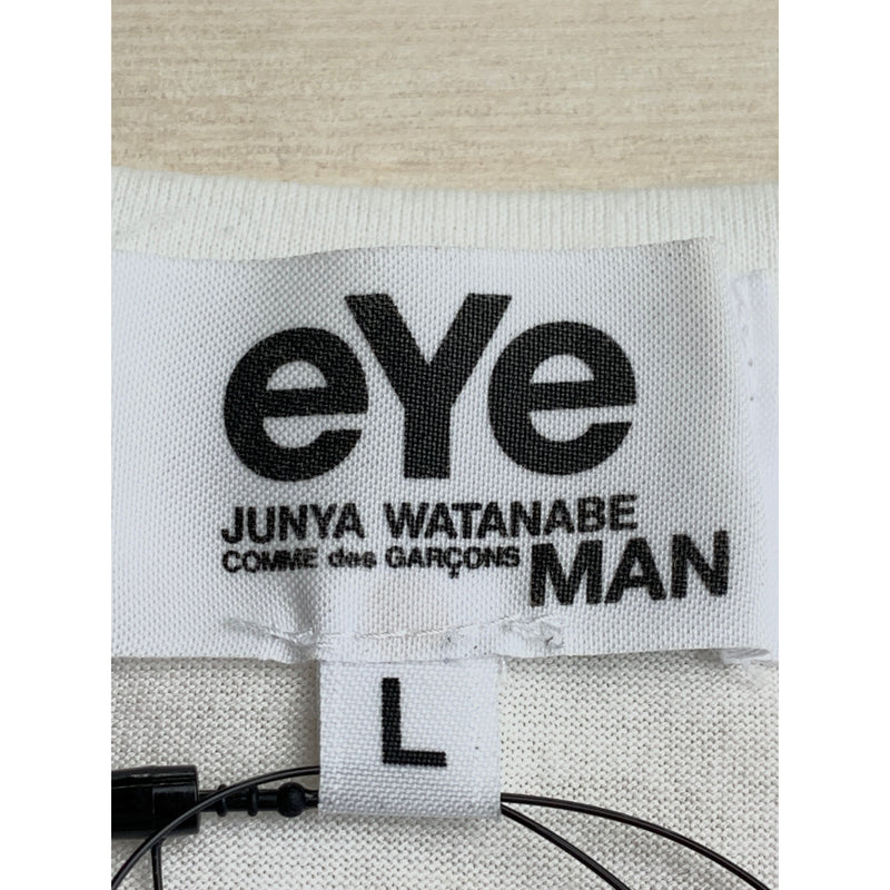 eYe COMME des GARCONS JUNYA WATANABE MAN/T-Shirt/L/WHT/Cotton