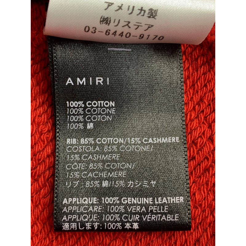 AMIRI/Hoodie/S/RED/Cotton