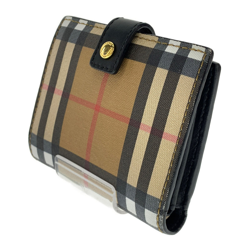 BURBERRY/Bifold Wallet/CML/Cowhide/Plaid