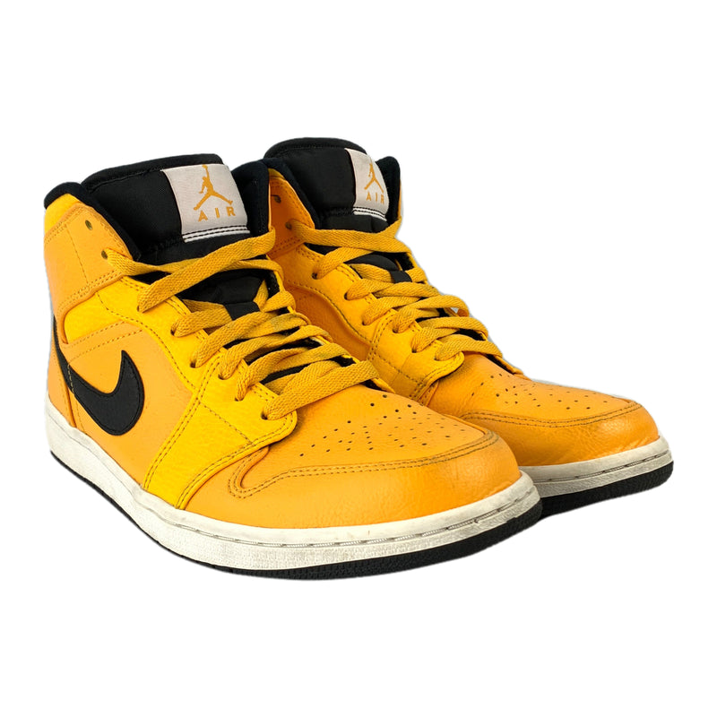 NIKE/AIR JORDAN 1 MID/Hi-Sneakers/US9/YEL
