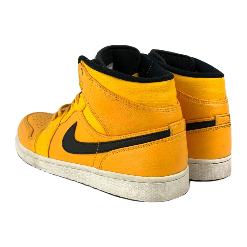 NIKE/AIR JORDAN 1 MID/Hi-Sneakers/US9/YEL