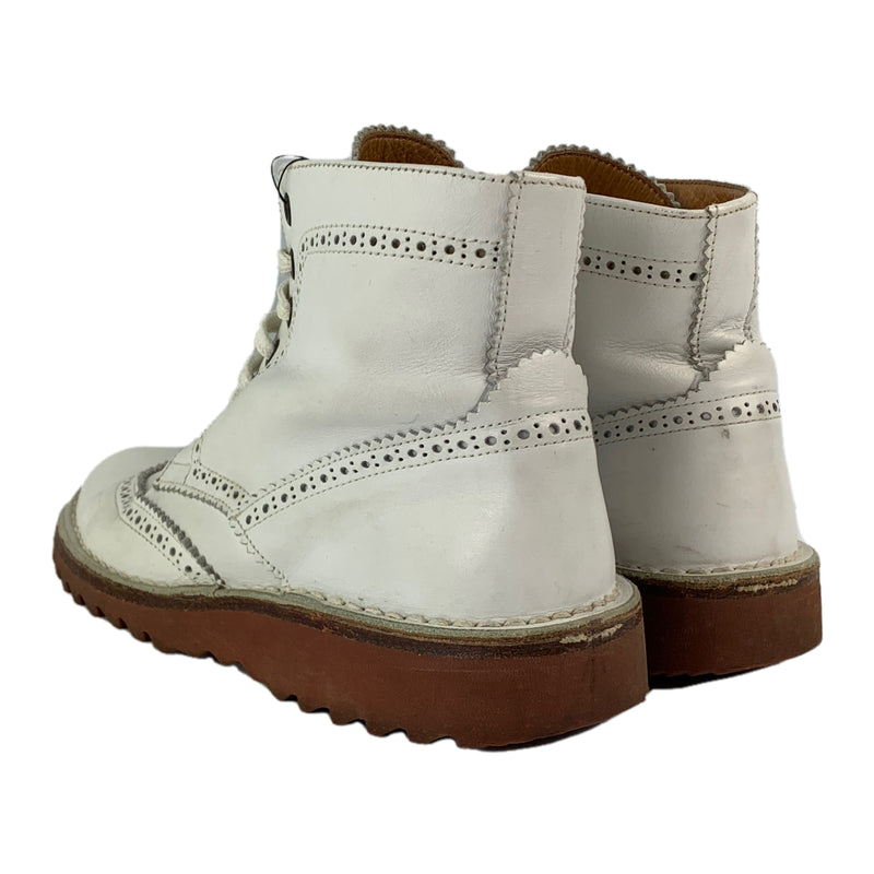 TO&CO./Boots/WHT/Leather