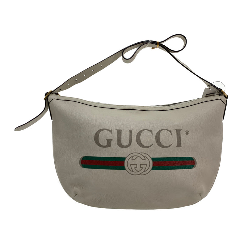 GUCCI/Cross Body Bag/WHT/Leather