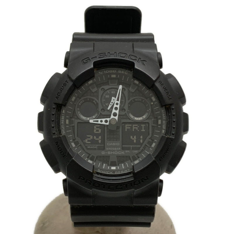 CASIO/Quartz Watch/BLK/Rubber/Analog|Digital