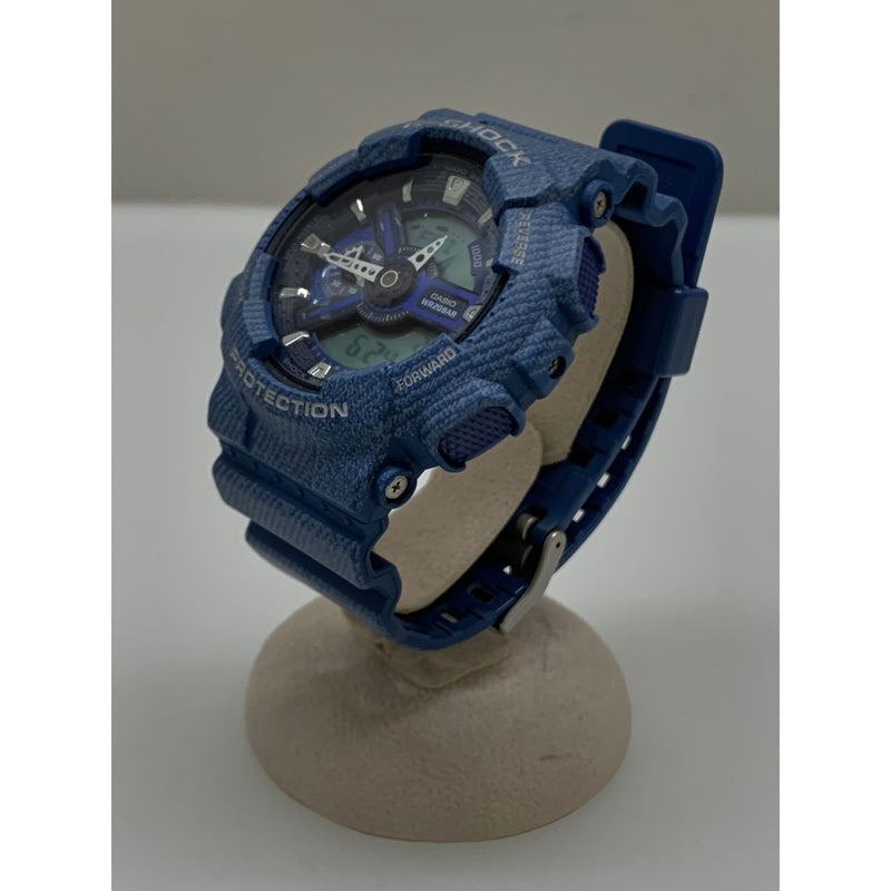 CASIO/Quartz Watch/BLU/Rubber/Analog|Digital