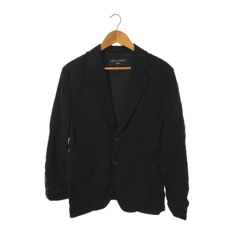 COMME des GARCONS HOMME/Tailored Jkt/L/BLK/Wool