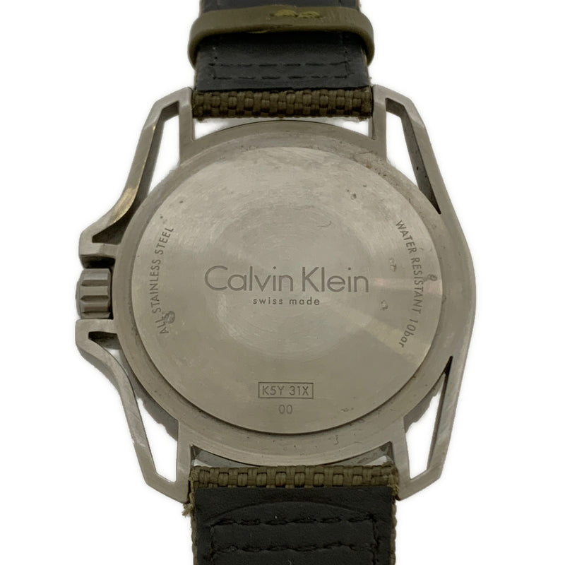 Calvin Klein/Quartz Watch/KHK/Canvas/Analog