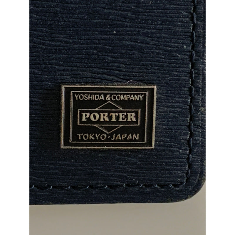PORTER/Bifold Wallet/NVY/Leather