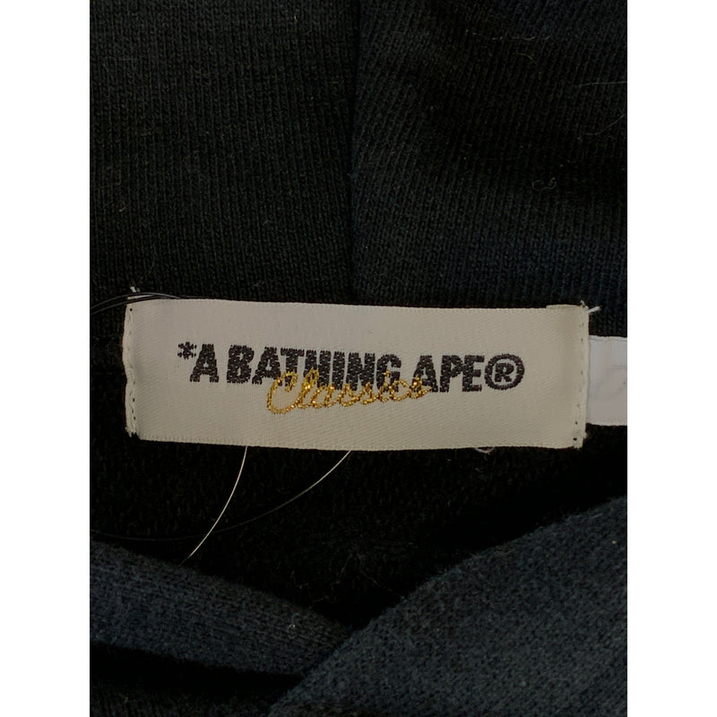 A BATHING APE/Hoodie/S/BLK/Cotton/Plain