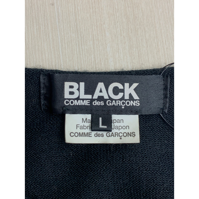 BLACK COMME des GARCONS/Sweater/L/BLK/Wool/Plain