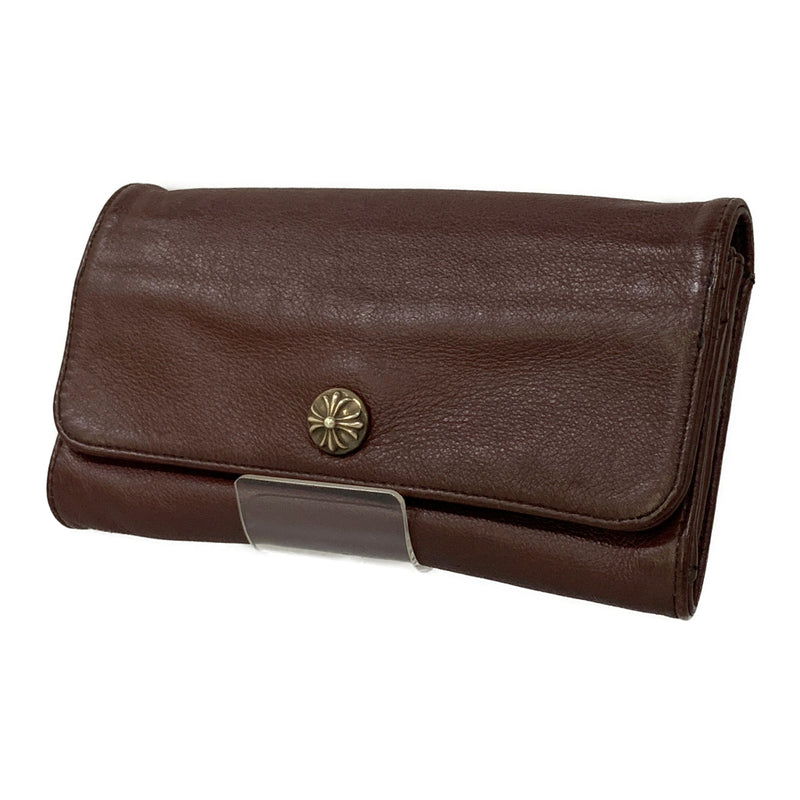 CHROME HEARTS/Long Wallet/Leather/Plain