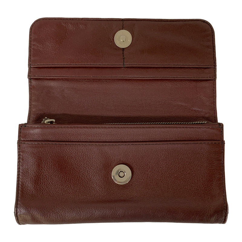 CHROME HEARTS/Long Wallet/Leather/Plain