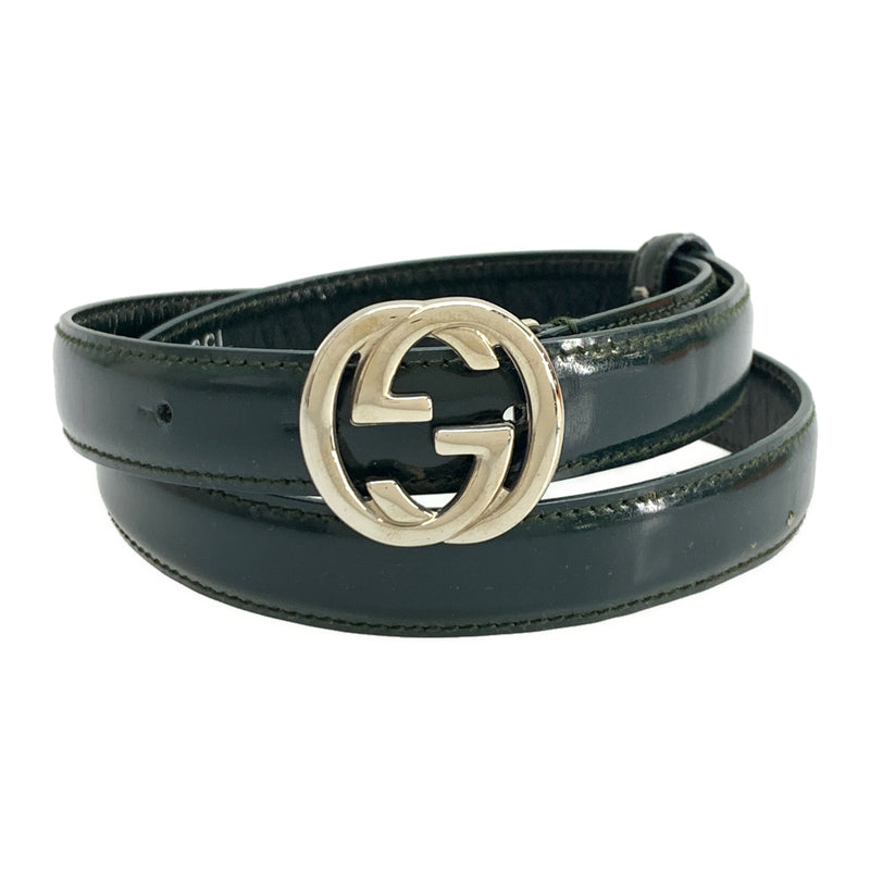 GUCCI/Belt/GRN/Leather/Plain